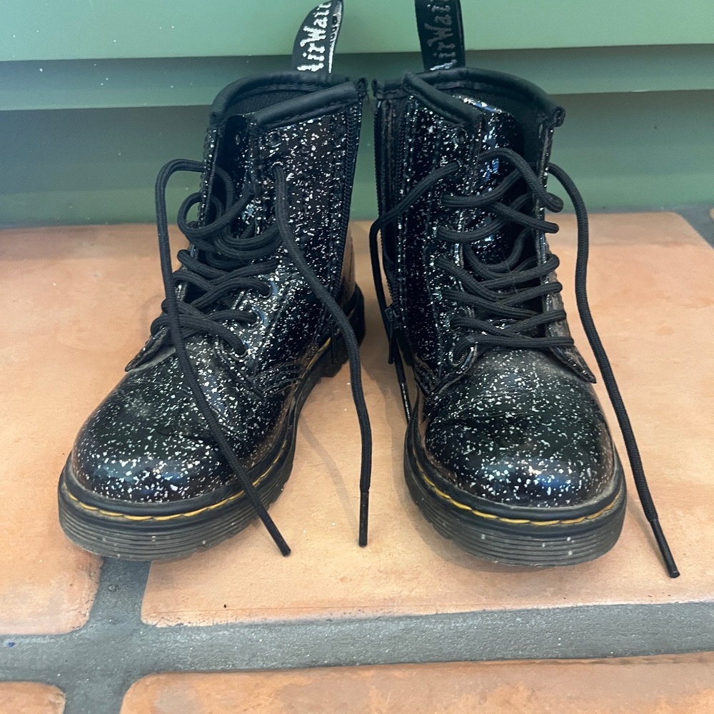Toddler Glitter Doc Martens